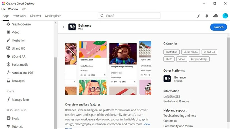 Tải Adobe Creative Cloud: Phần mềm hỗ trợ quản lý và cài đặt ứng dụng