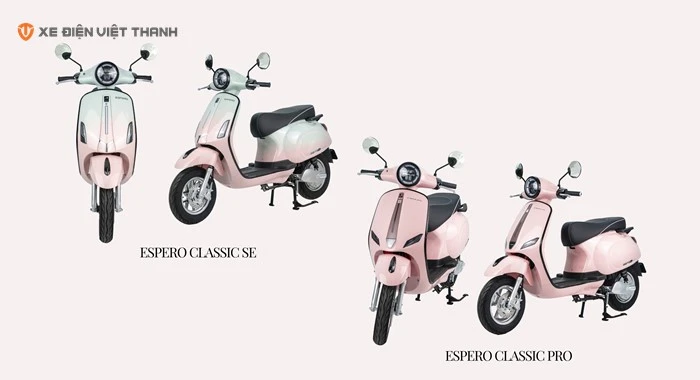 Xe điện Vespa Espero Classic Pro 2024