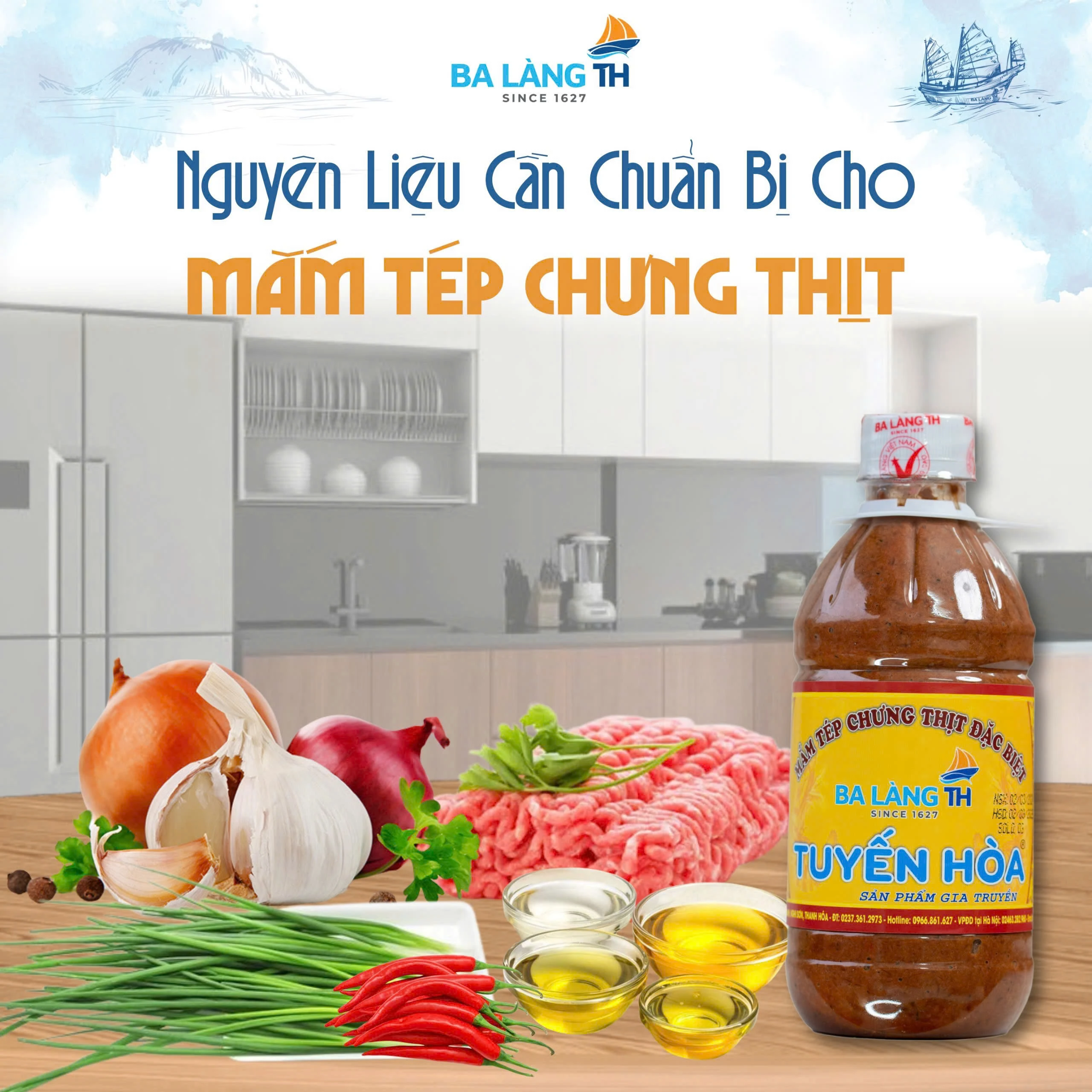 CÁCH LÀM MẮM TÉP THƠM NGON, ĐẬM ĐÀ, LÀM TẠI NHÀ CỰC KÌ ĐƠN GIẢN - Nước mắm Ba Làng TH