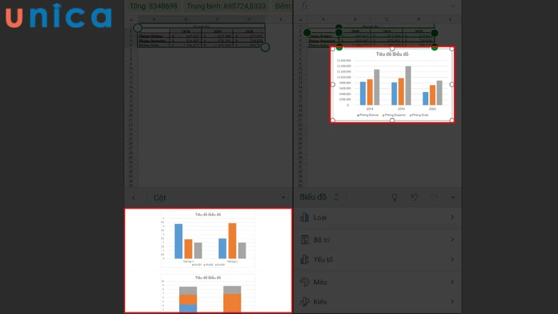 Cách vẽ biểu đồ cột trong excel đơn giản, nhanh chóng và đẹp mắt