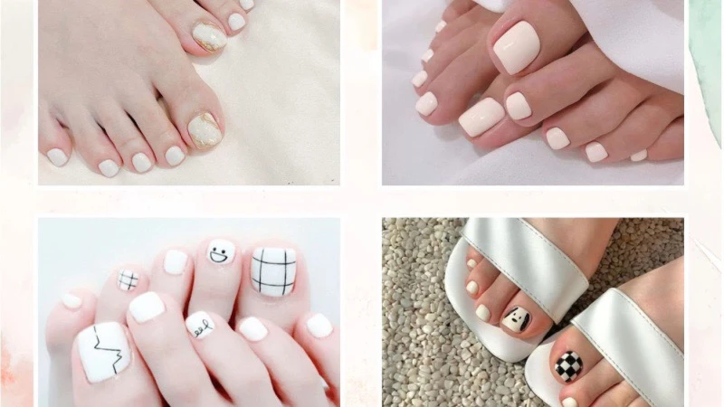 Mẫu nail chân đẹp 2024: Đơn giản, nhanh gọn, tiết kiệm