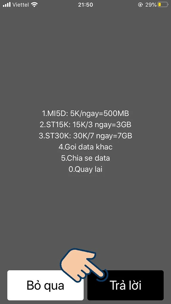 Cách đăng ký các gói cước 4G phổ biến của Viettel vô cùng đơn giản