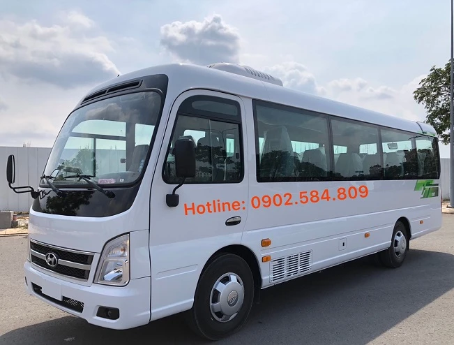 Đánh giá xe 29 chỗ Hyundai New County 2024 hiện đại