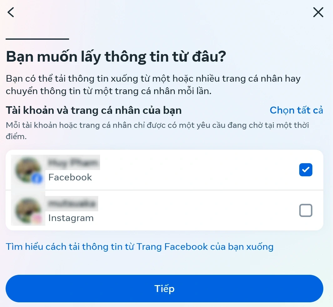 Cách sao lưu dữ liệu trên Facebook đề phòng trường hợp tài khoản bị mất