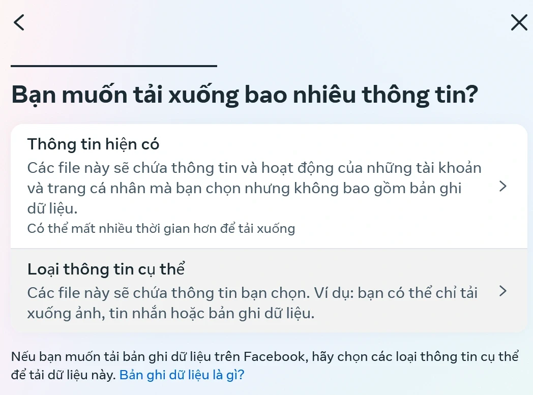 Cách sao lưu dữ liệu trên Facebook đề phòng trường hợp tài khoản bị mất