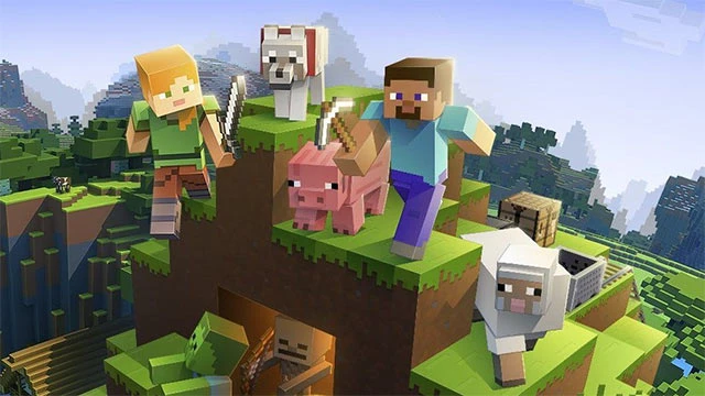 Minecraft 1.21.44 Game sinh tồn Những khối vuông kỳ diệu