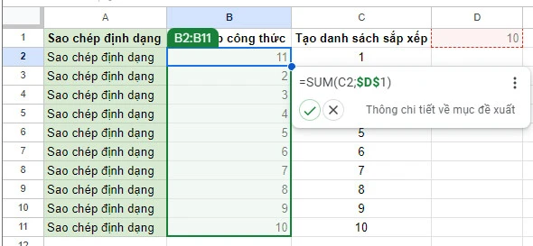 Cách tạo Google Sheet và hướng dẫn sử dụng Google Sheet từ A-Z