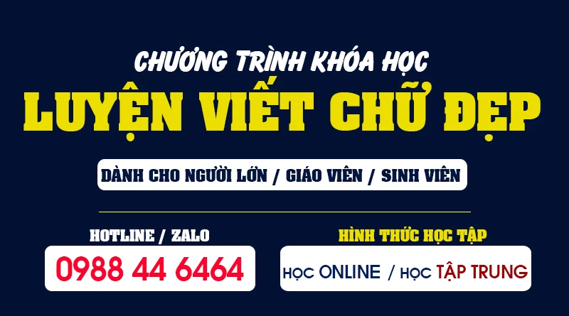 Khai giảng Khóa Luyện chữ đẹp cho người lớn năm 2024