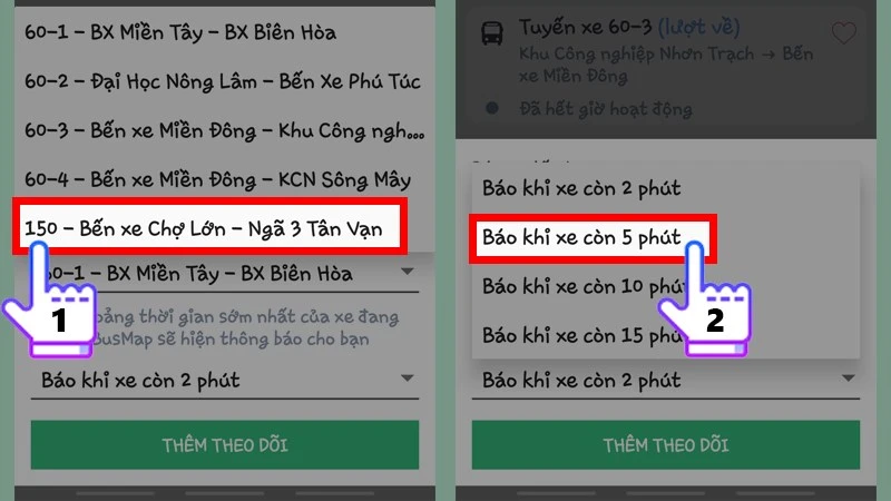 Cách đi, tìm trạm, xem lộ trình tuyến xe buýt chính xác bằng BusMap