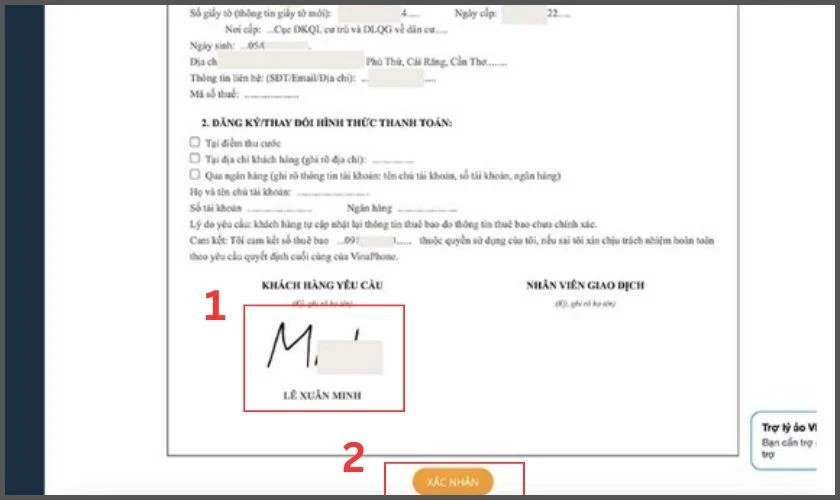 Cách đăng ký sim chính chủ VinaPhone tại nhà tiện lợi