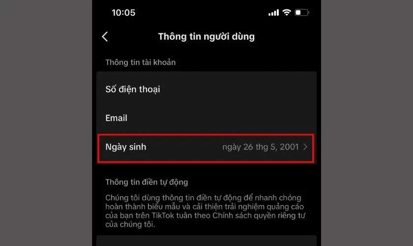 Bật mí cách sửa ngày sinh trên TikTok dễ dàng trong tích tắc