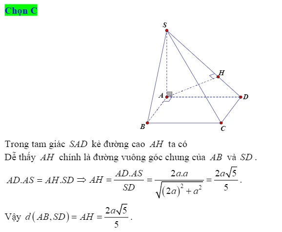 Khoảng Cách 2 Đường Thẳng Chéo Nhau Và Phương Pháp Tính