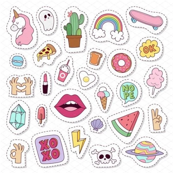 50+ Mẫu sticker cute đẹp, hình sticker dễ thương, ấn tượng nhất