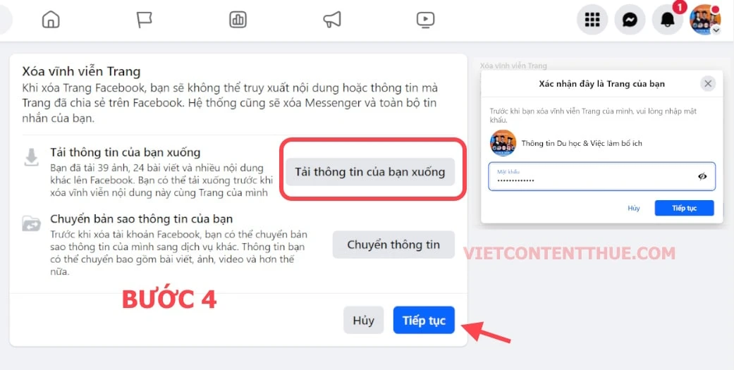 Cách xóa trang fanpage Facebook trên máy tính mới nhất 2024