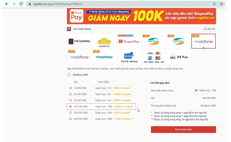 Cách nạp thẻ Garena nhanh chóng, an toàn, chiết khấu cao